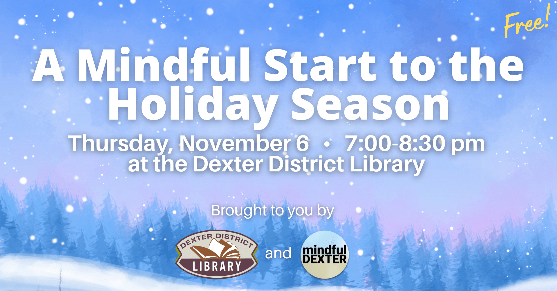 A Mindful Start to the Holiday Season