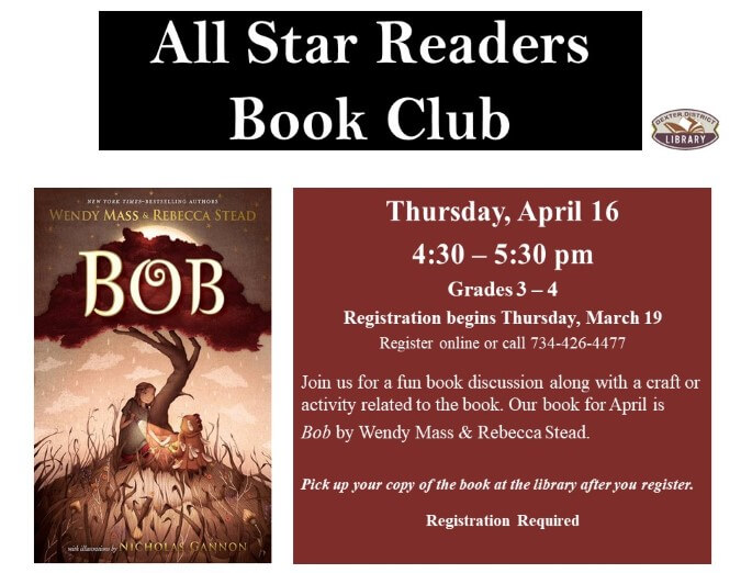 Bob All Star Readers April 2026