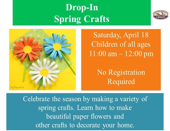 Drop In Spring Crafts April 2026
