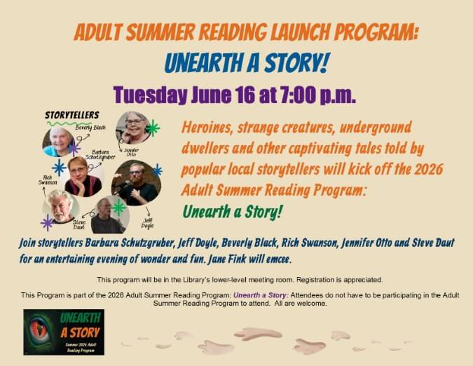 Summer Reading Program Launch Horizontal